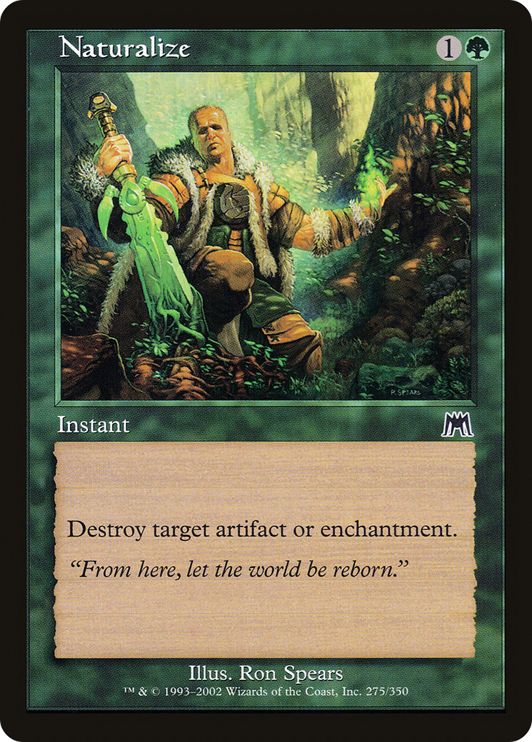 Naturalize [Onslaught] Foil