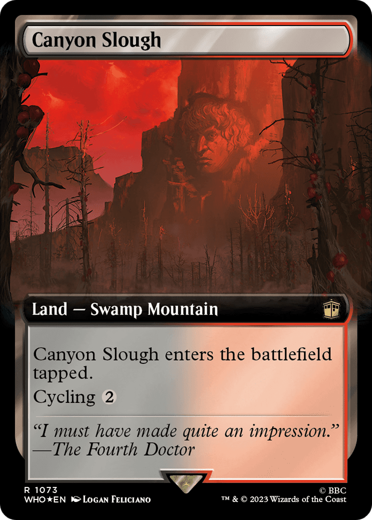 Canyon Slough (Extended Art) (Surge Foil) [Doctor Who]
