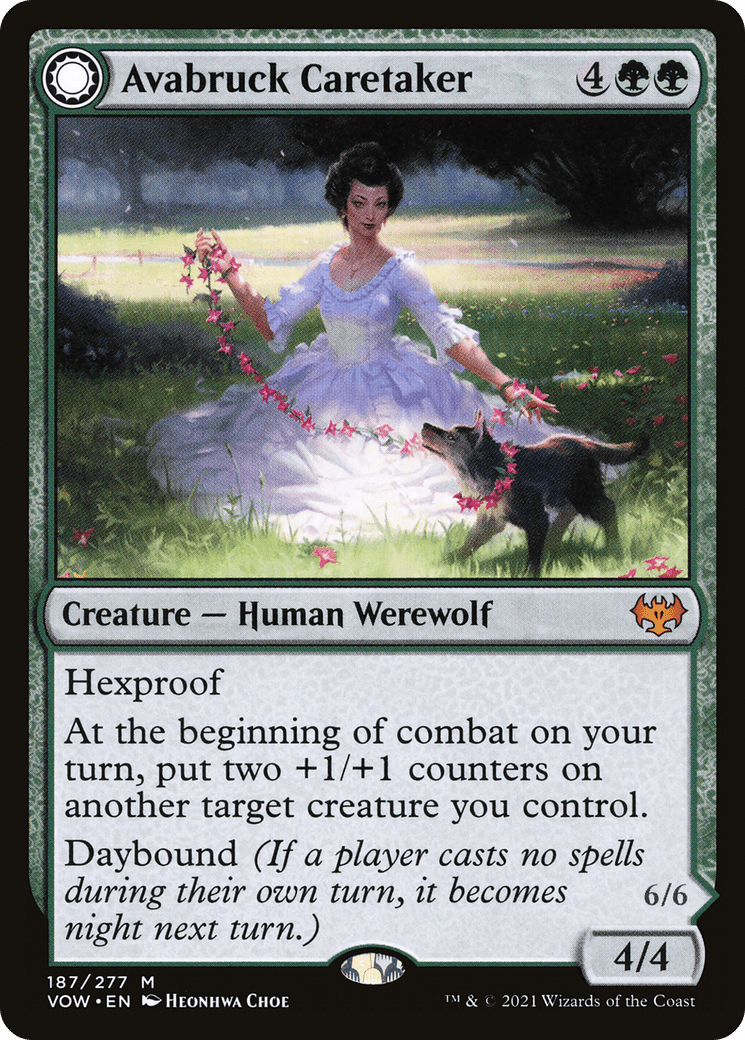 Avabruck Caretaker // Hollowhenge Huntmaster [Innistrad: Crimson Vow] Foil