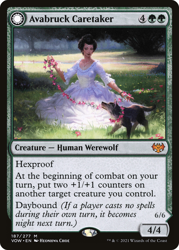 Avabruck Caretaker // Hollowhenge Huntmaster [Innistrad: Crimson Vow] Foil