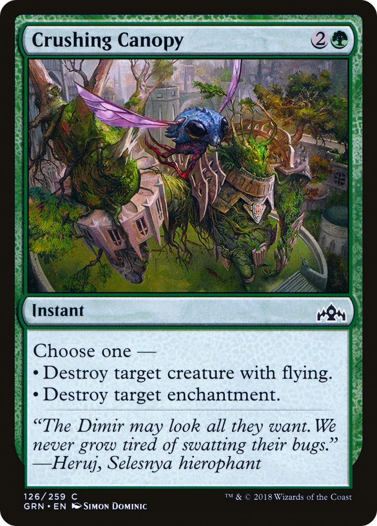 Crushing Canopy [Guilds of Ravnica] Foil