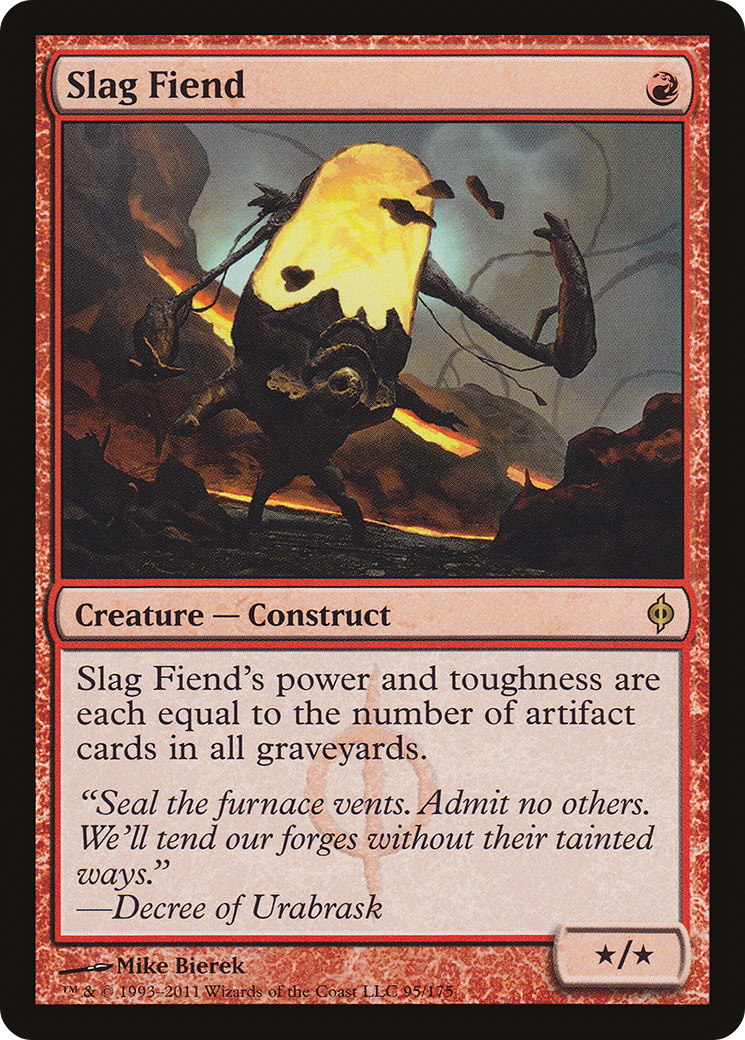 Slag Fiend [New Phyrexia] Foil