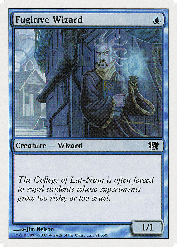 Fugitive Wizard [Eighth Edition] Foil