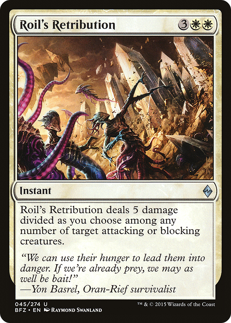Roil's Retribution [Battle for Zendikar] Foil