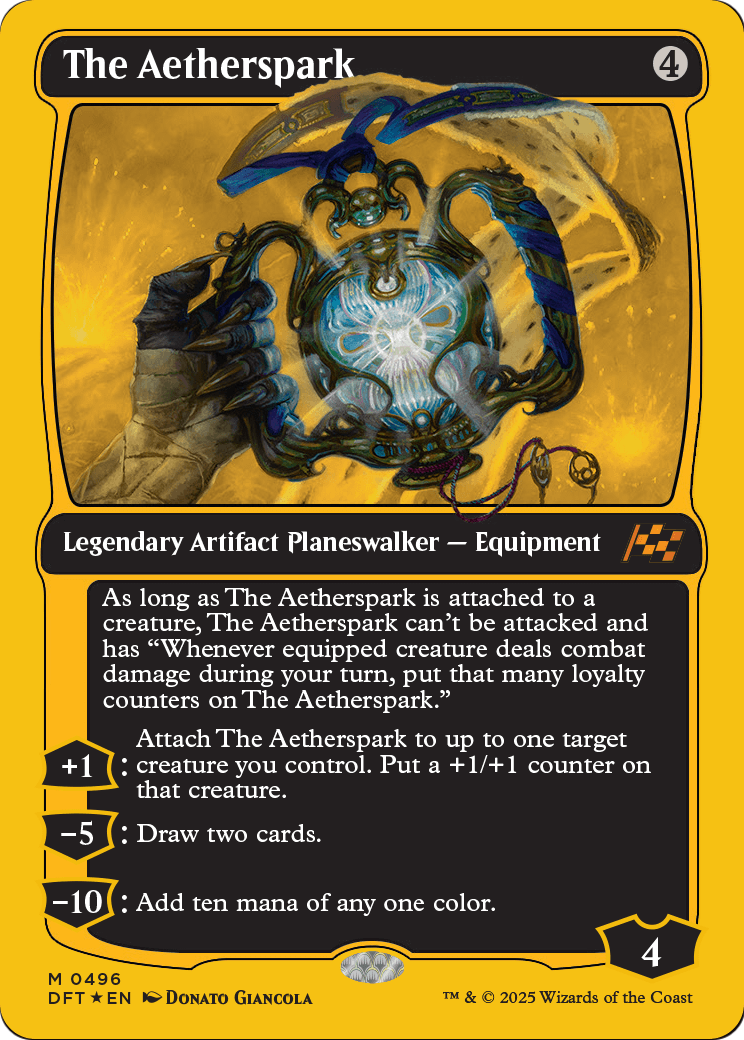 The Aetherspark |  Foil (496) [Aetherdrift]
