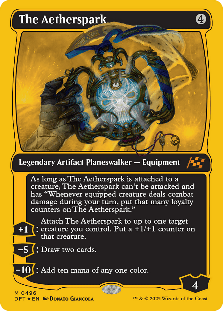The Aetherspark |  Foil (496) [Aetherdrift]