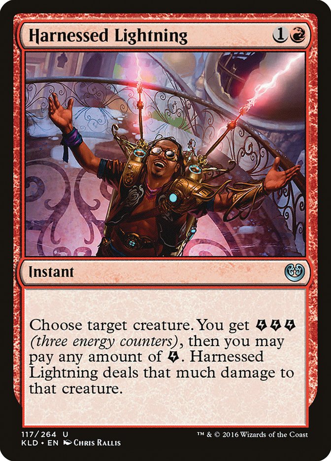 Harnessed Lightning 117/264 (Kaladesh) 