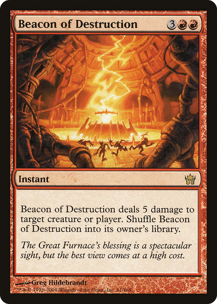 Beacon of Destruction [Fifth Dawn] Foil