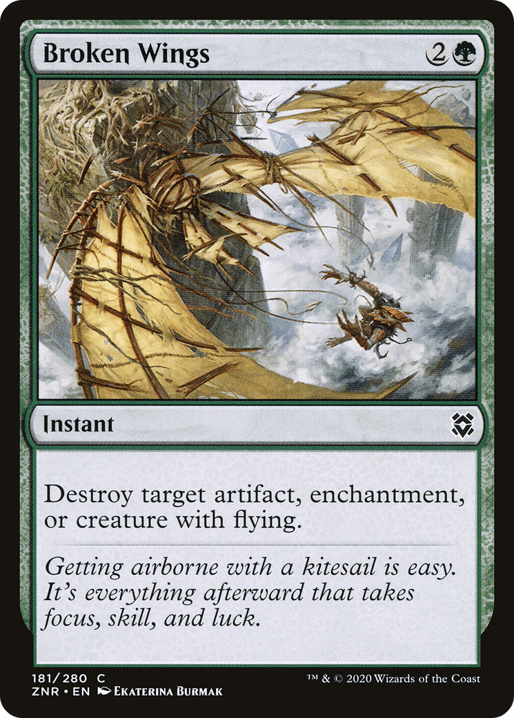 Broken Wings [Zendikar Rising] Foil