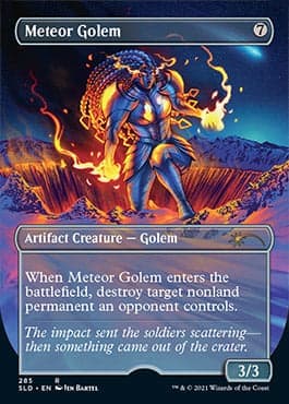Meteor Golem (Borderless) [Secret Lair Drop Series] Foil