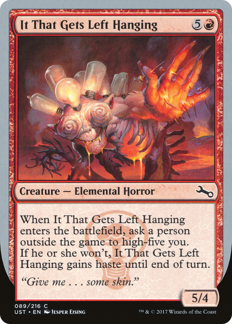 It That Gets Left Hanging [Unstable] Foil