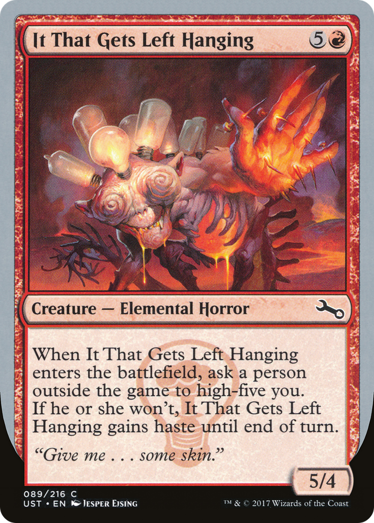 It That Gets Left Hanging [Unstable] Foil