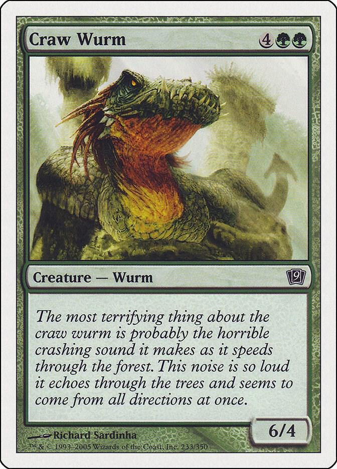 Craw Wurm 233/350 (9th Edition) 
