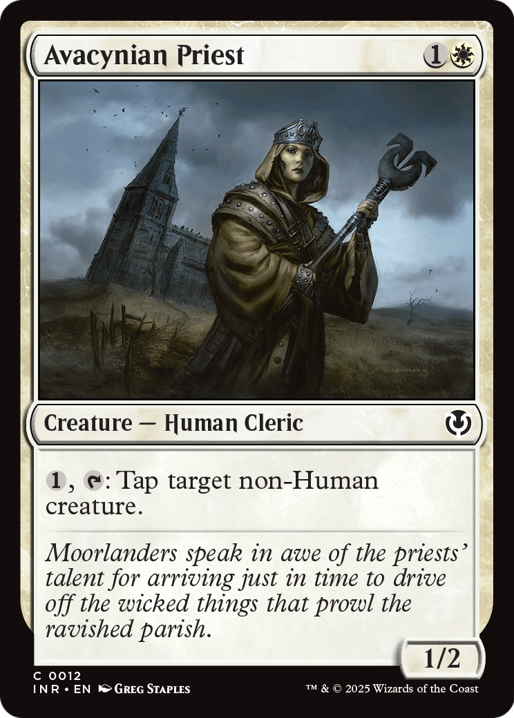 Avacynian Priest (-012) [Innistrad Remastered]  Foil