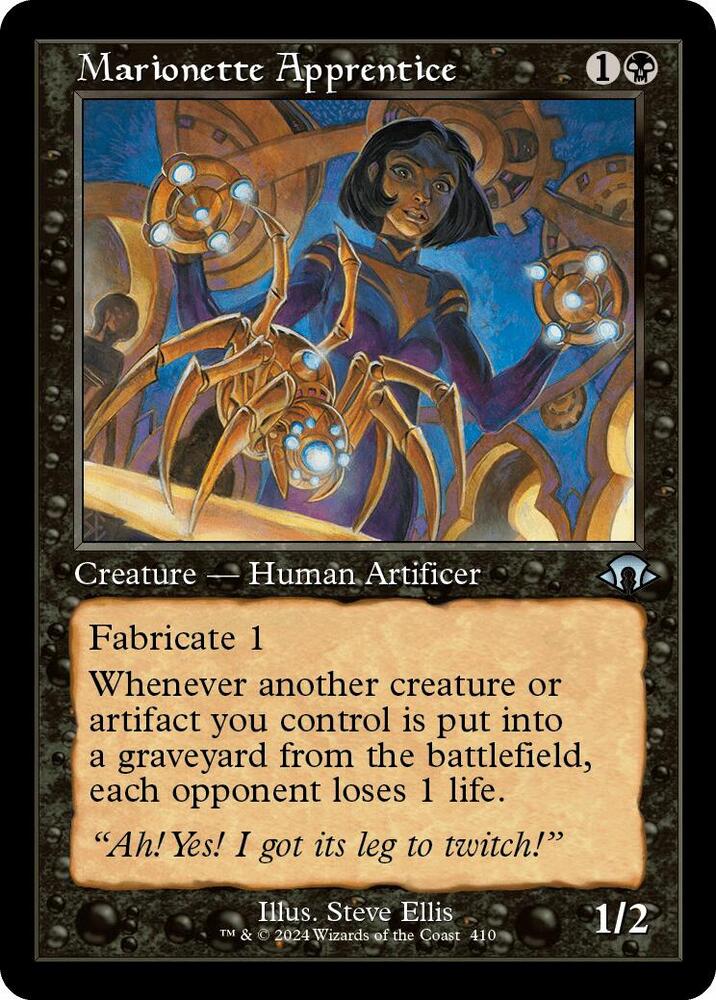 Marionette Apprentice 410 (Modern Horizons 3)  - Retro Foil