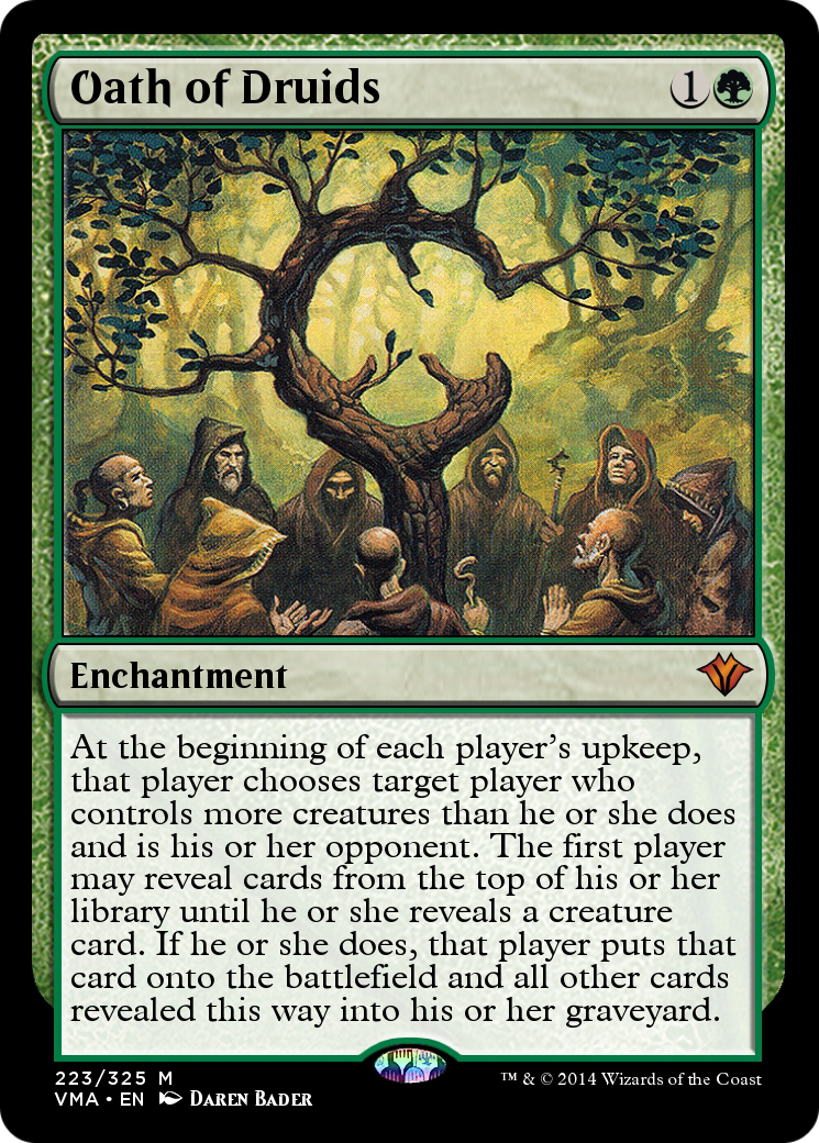 Oath of Druids (VMA-223) - Vintage Masters Foil