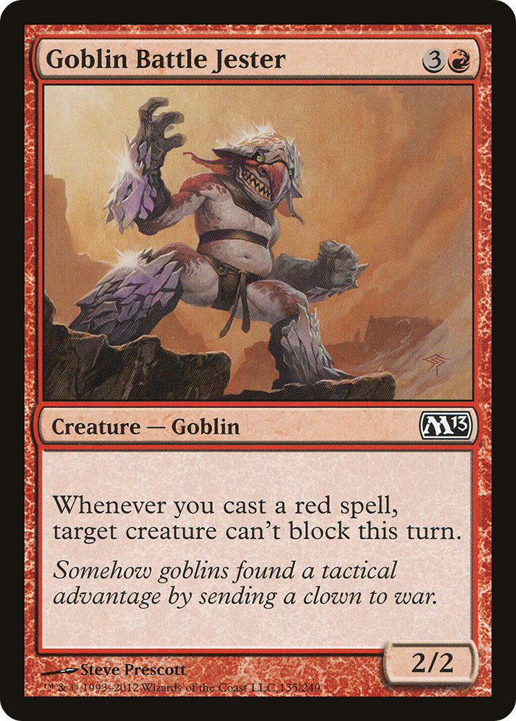 Goblin Battle Jester [Magic 2013] Foil
