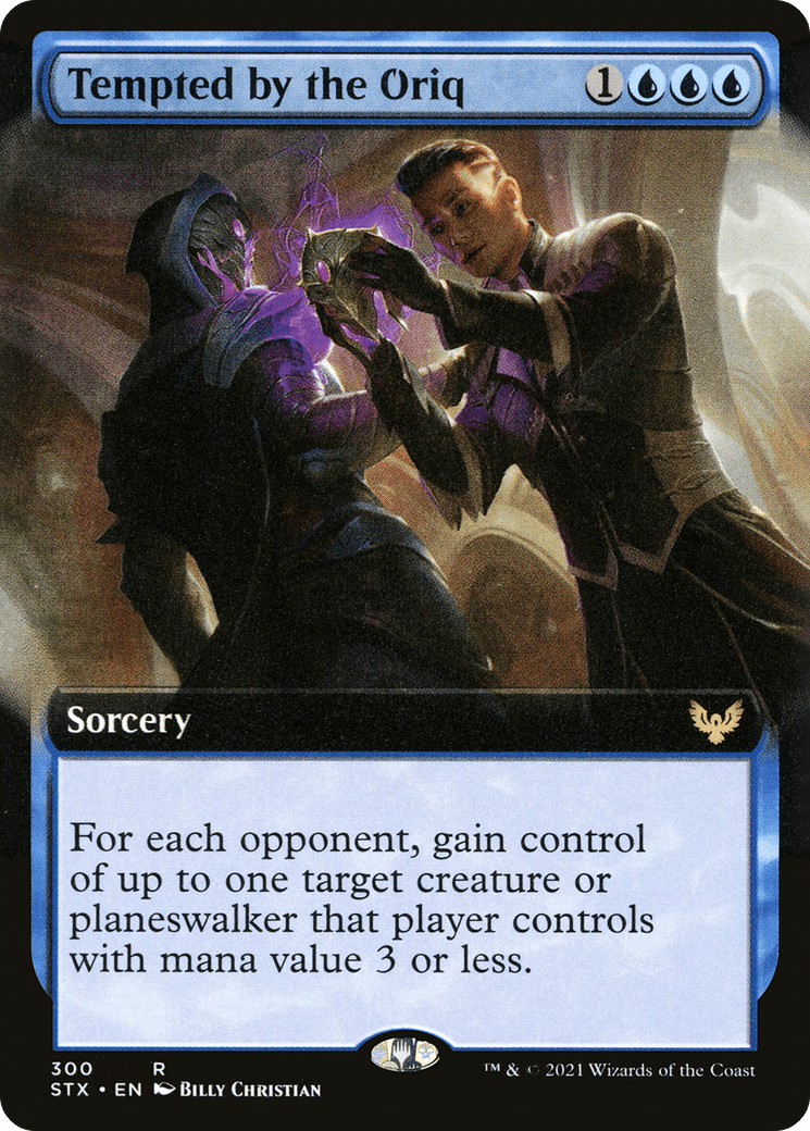 Tempted by the Oriq (Extended Art) [Strixhaven: School of Mages] Foil