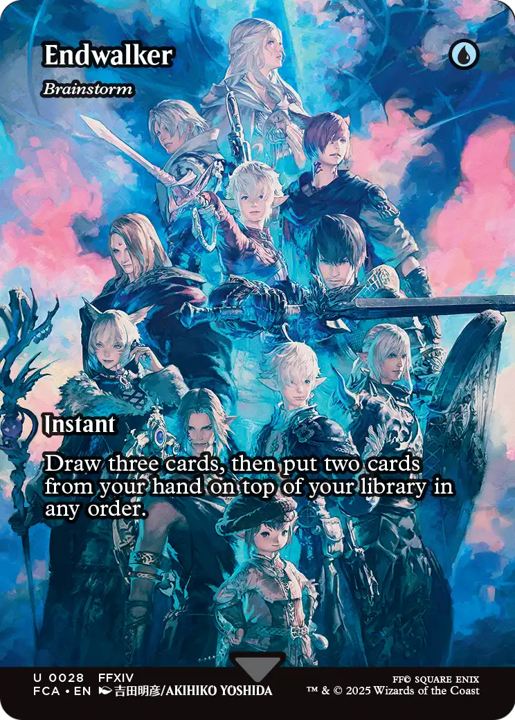Endwalker - Brainstorm (Showcase) (028) [FINAL FANTASY: Through the Ages]  Foil