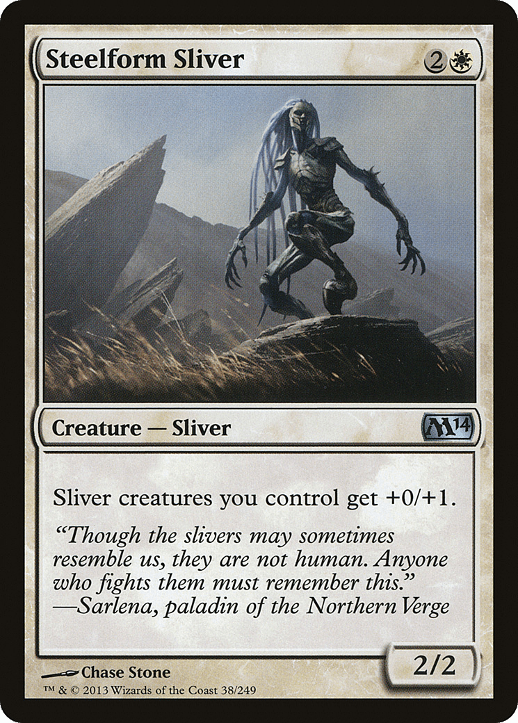 Steelform Sliver [Magic 2014] Foil