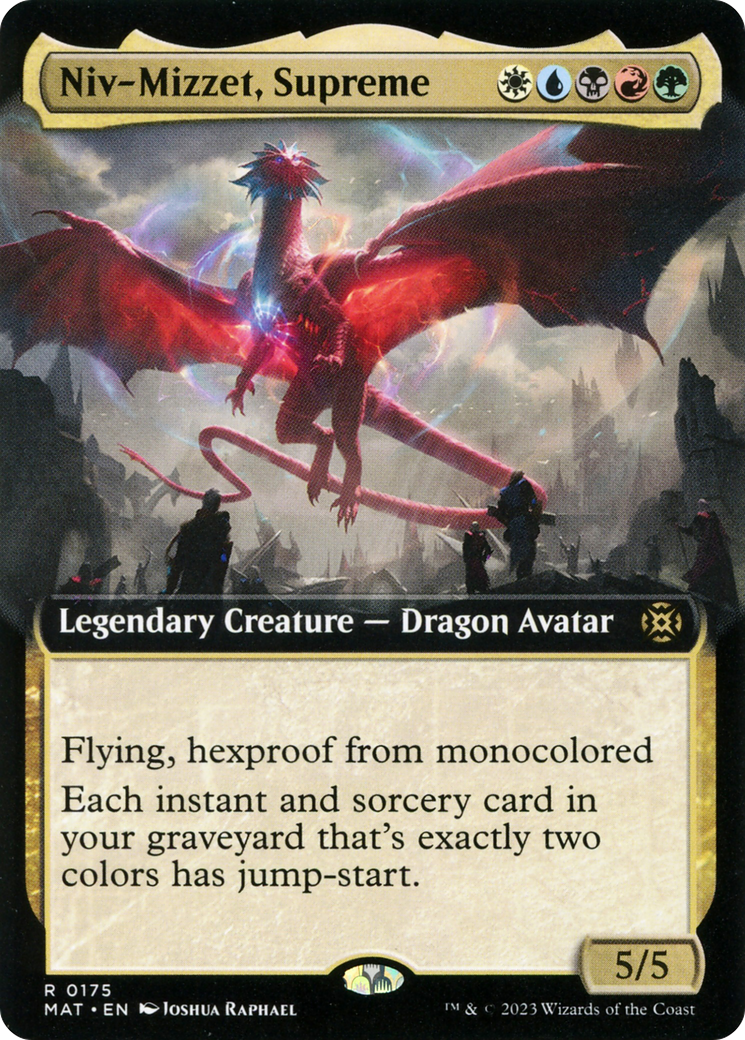 Niv-Mizzet, Supreme (Extended Art) [March of the Machine: The Aftermath] Foil