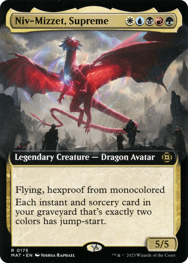 Niv-Mizzet, Supreme (Extended Art) [March of the Machine: The Aftermath] Foil