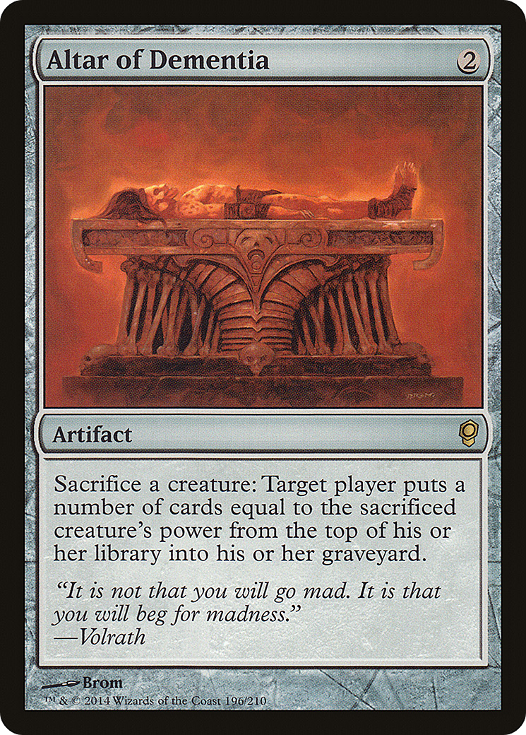 Altar of Dementia [Conspiracy] Foil