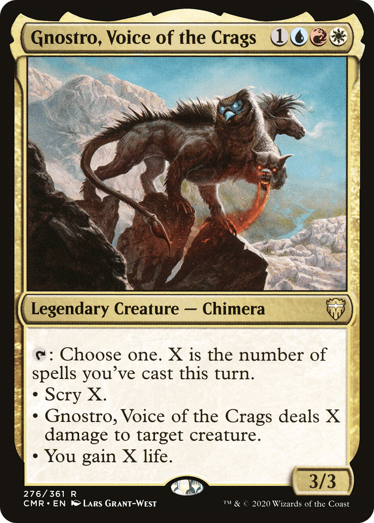Gnostro, Voice of the Crags [Commander Legends] Foil