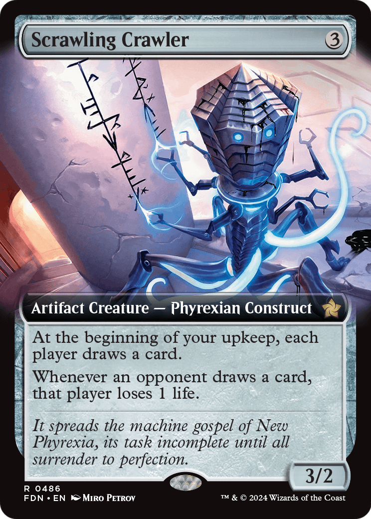 Scrawling Crawler (FDN-486) - Foundations: (Extended Art) Foil