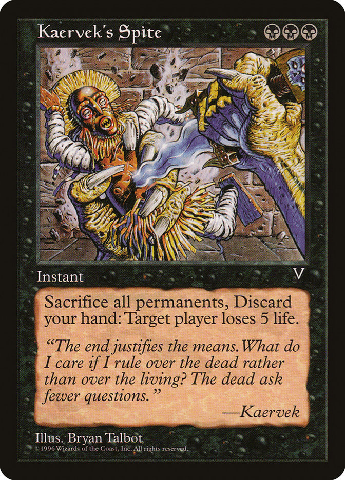 Kaervek's Spite 63/167 (Visions) 