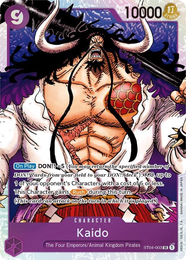 Kaido (003) [Starter Deck: Animal Kingdom Pirates] Foil