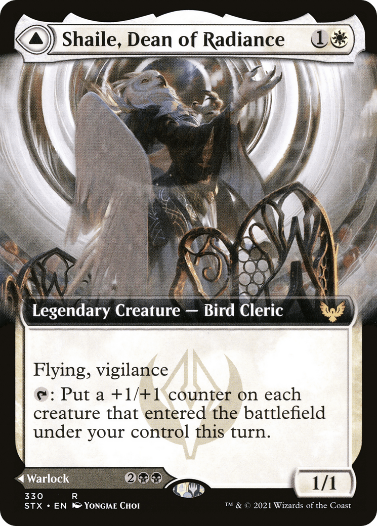 Shaile, Dean of Radiance // Embrose, Dean of Shadow (Extended Art) [Strixhaven: School of Mages] Foil