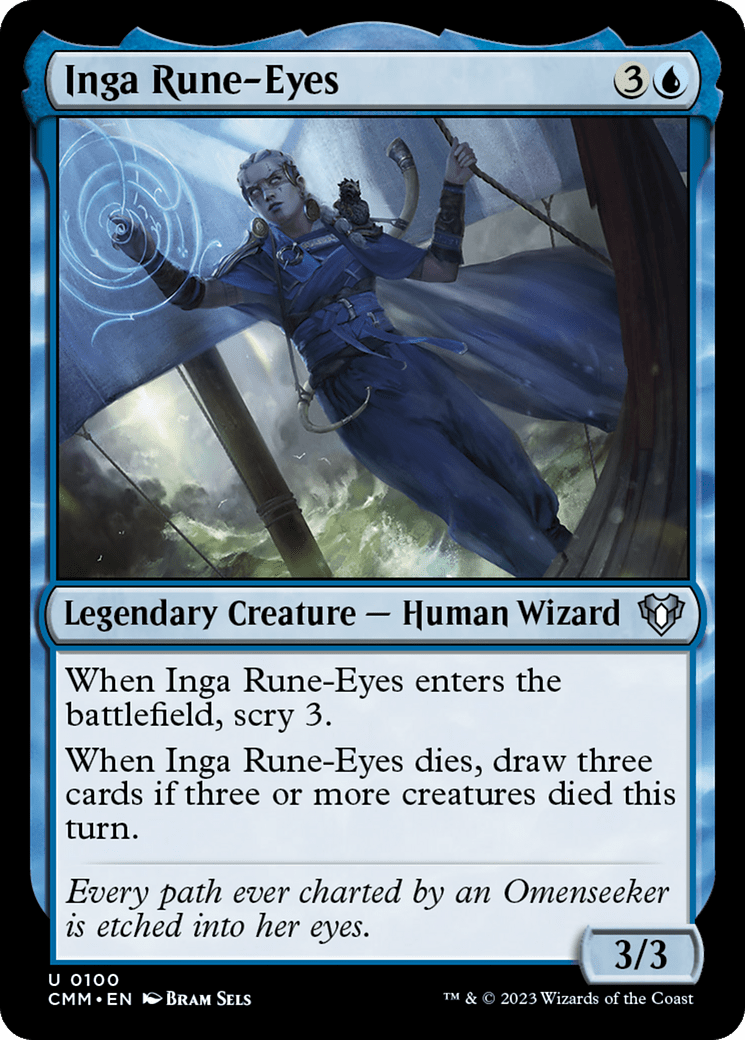Inga Rune-Eyes [Commander Masters] Foil
