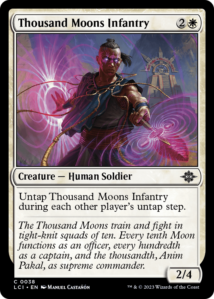 Thousand Moons Infantry [The Lost Caverns of Ixalan] Foil