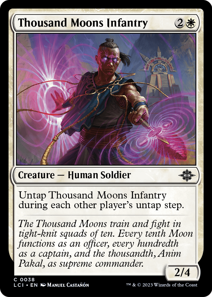 Thousand Moons Infantry [The Lost Caverns of Ixalan] Foil