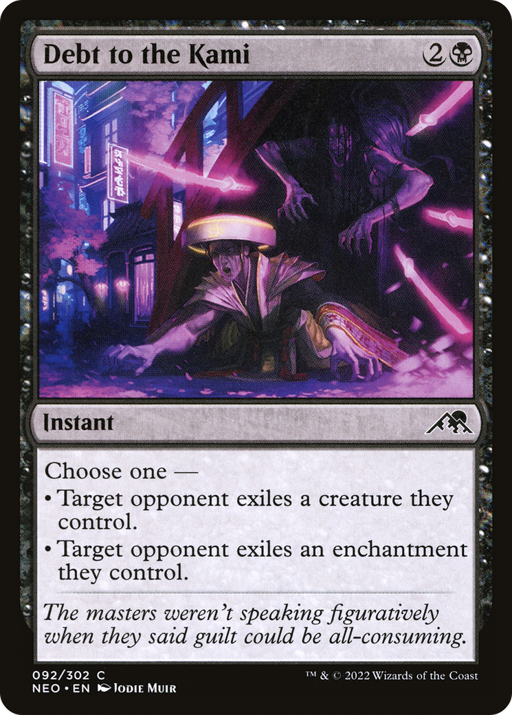 Debt to the Kami [Kamigawa: Neon Dynasty] Foil
