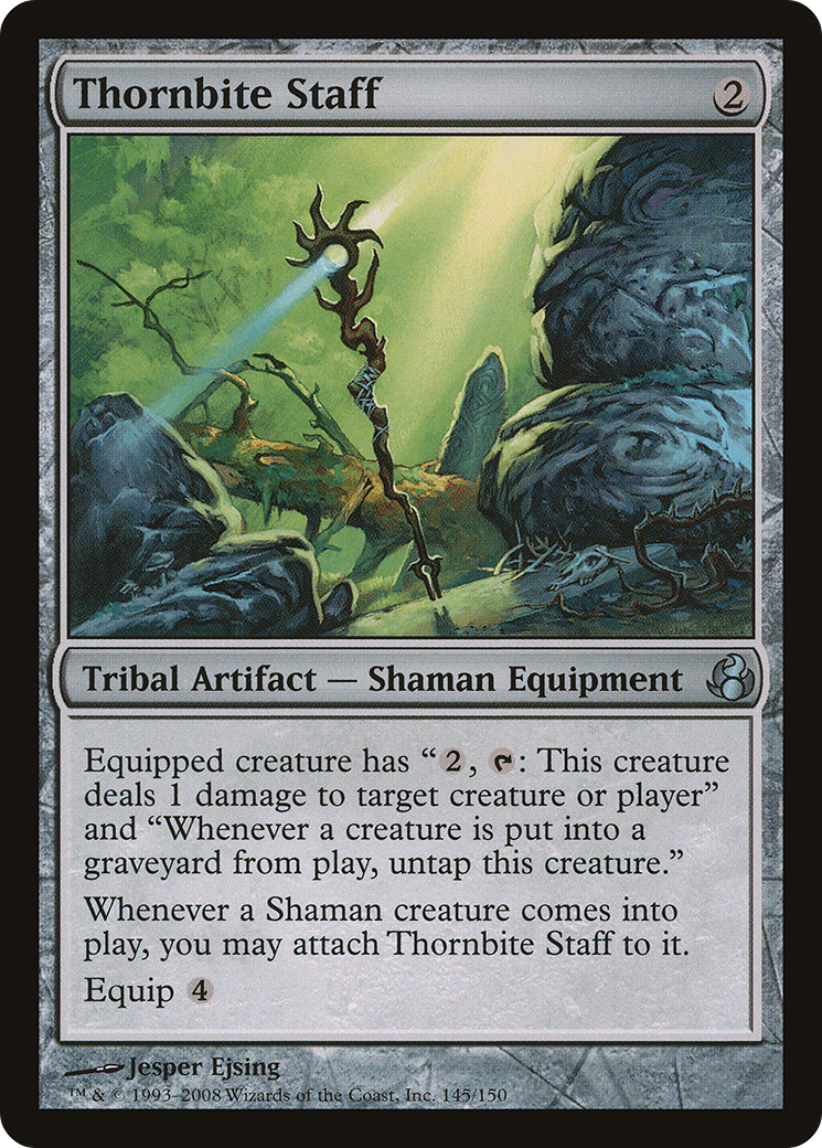 Thornbite Staff [Morningtide] Foil