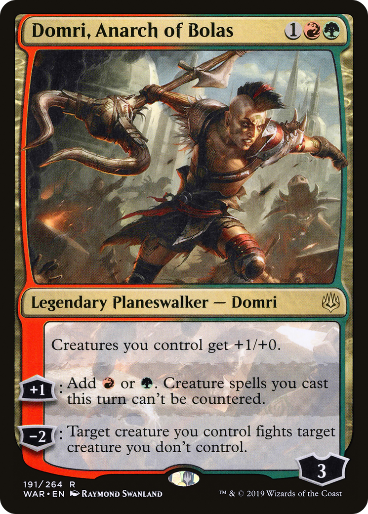 Domri, Anarch of Bolas [War of the Spark] Foil
