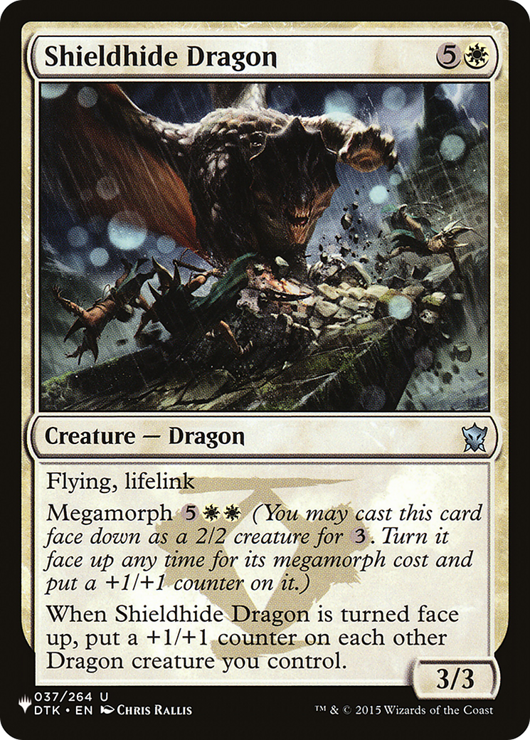 Shieldhide Dragon |  (DTK-37) [The List]