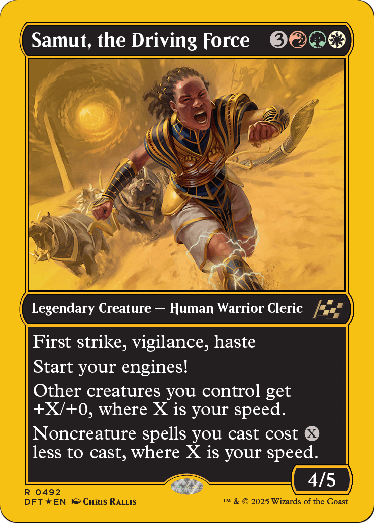Samut, the Driving Force |  Foil (492) [Aetherdrift]