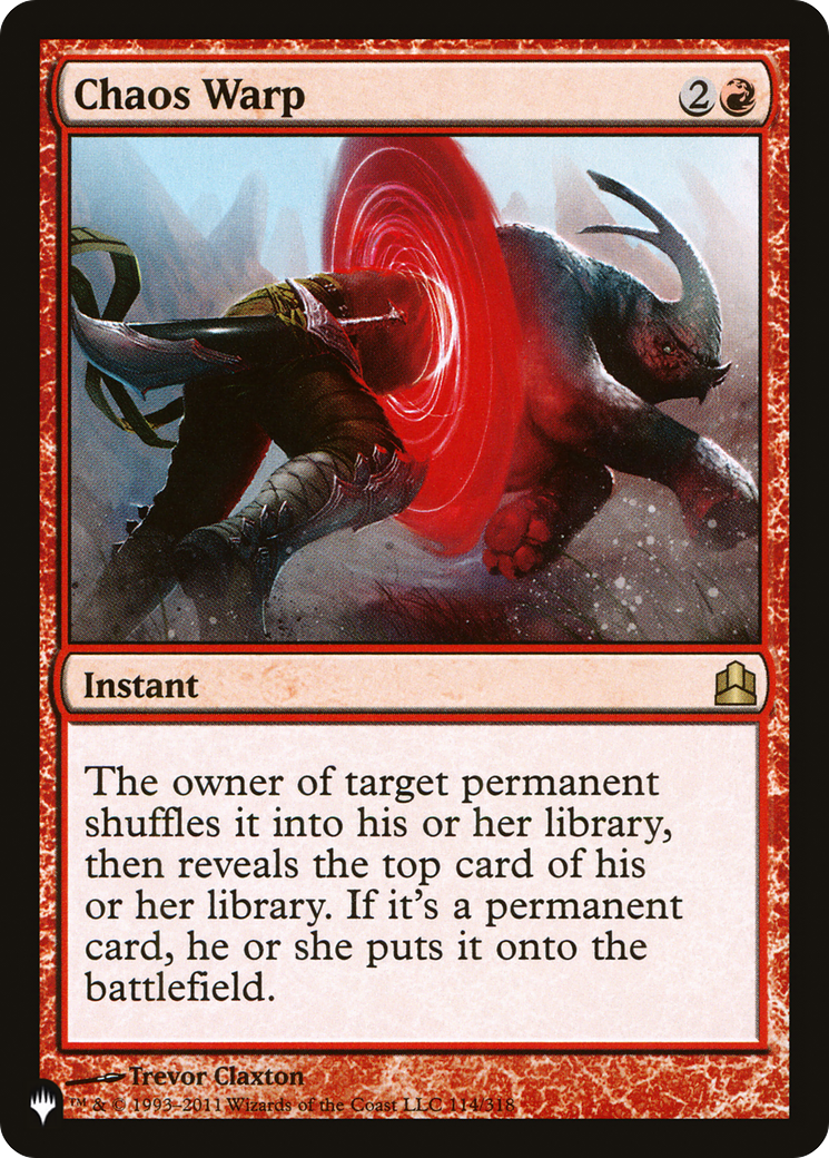 Chaos Warp |  (CMD-114) [The List]
