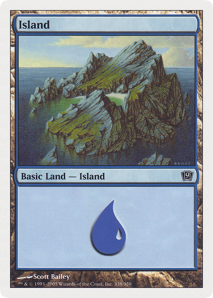 Island (338) [Ninth Edition] Foil