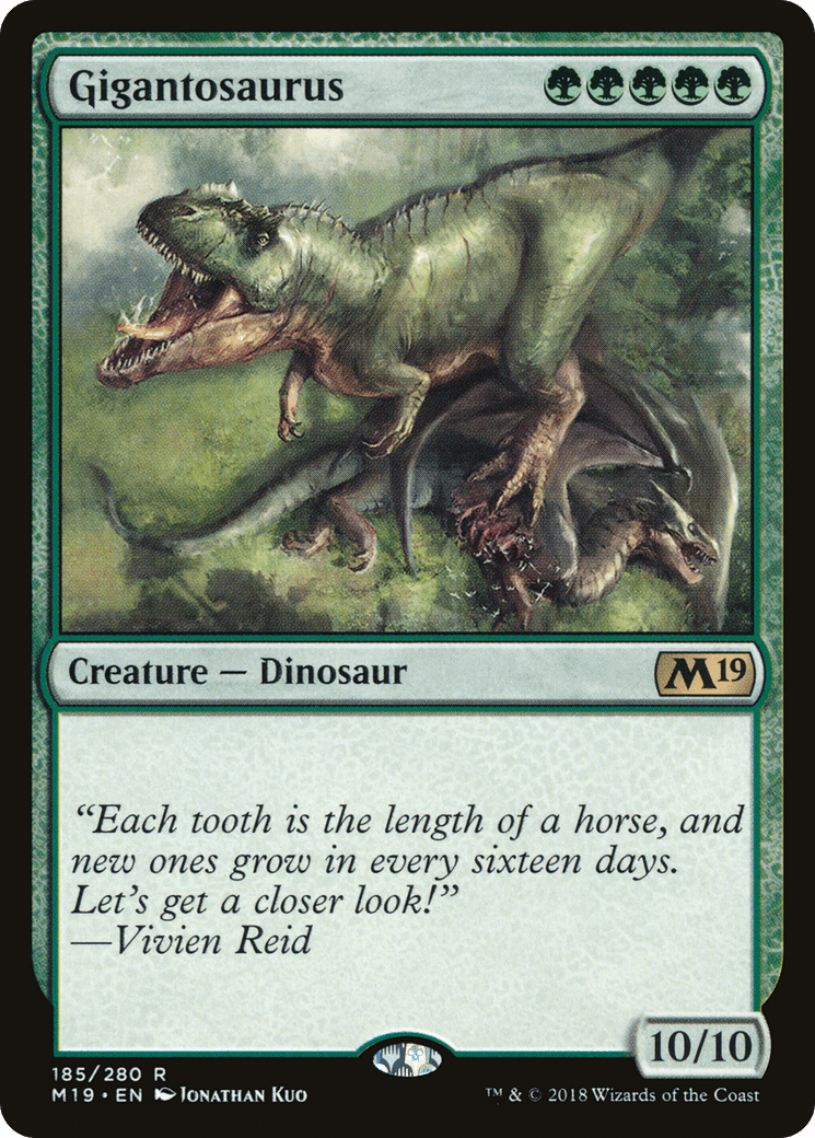 Gigantosaurus [Core Set 2019] Foil