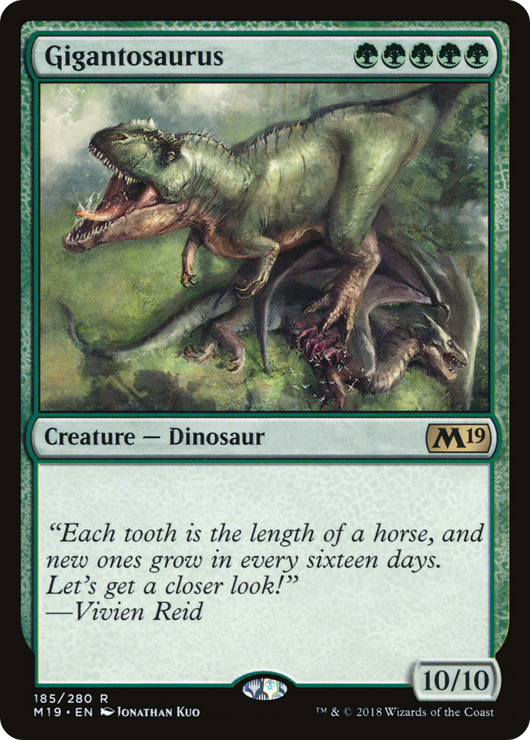 Gigantosaurus [Core Set 2019] Foil