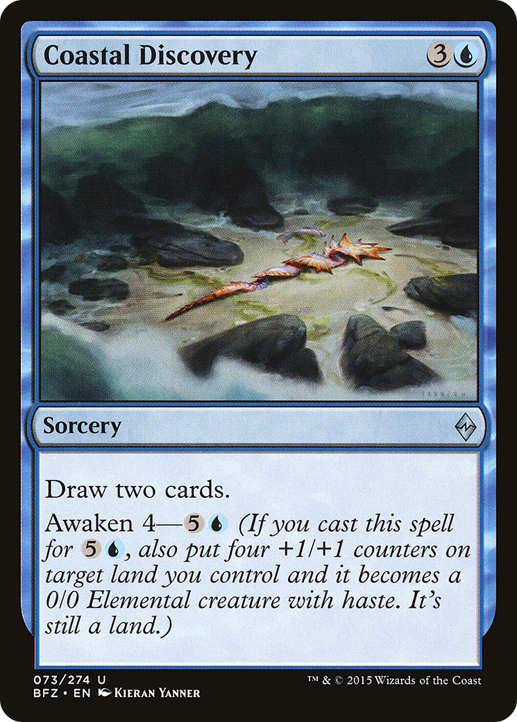 Coastal Discovery [Battle for Zendikar] Foil