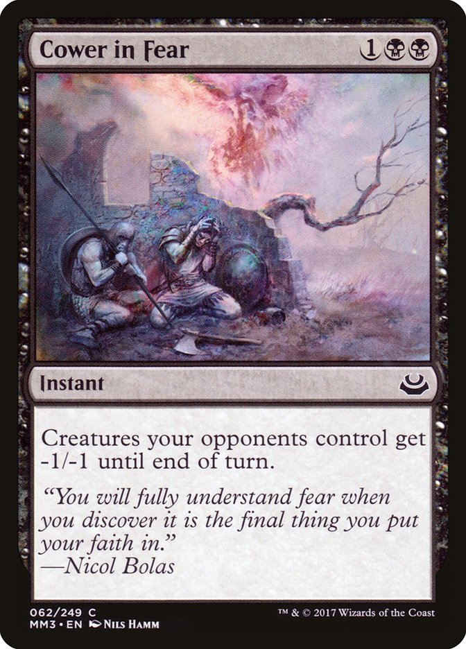 Cower in Fear 62/249 (Modern Masters 2017) 