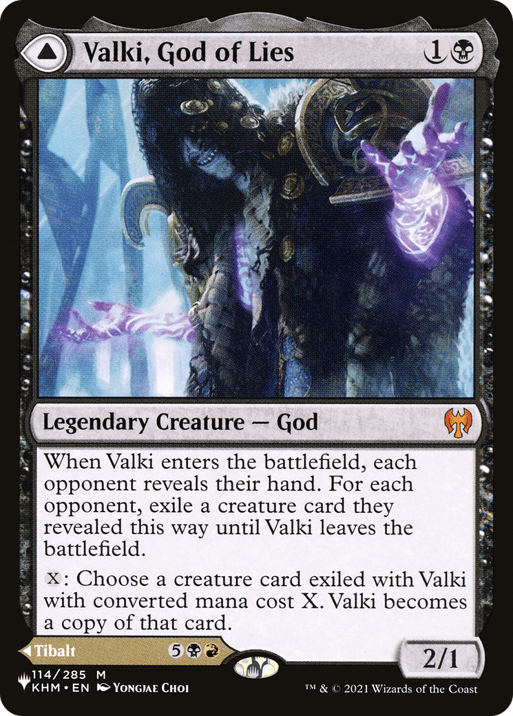 Valki, God of Lies // Tibalt, Cosmic Impostor |  (KHM-114) [The List]