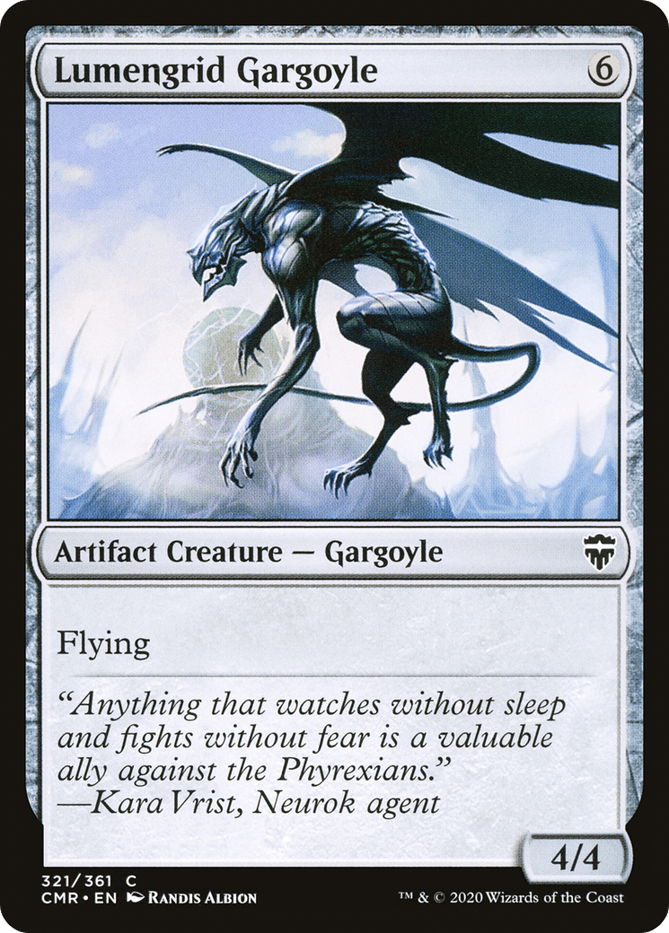 Lumengrid Gargoyle [Commander Legends] Foil