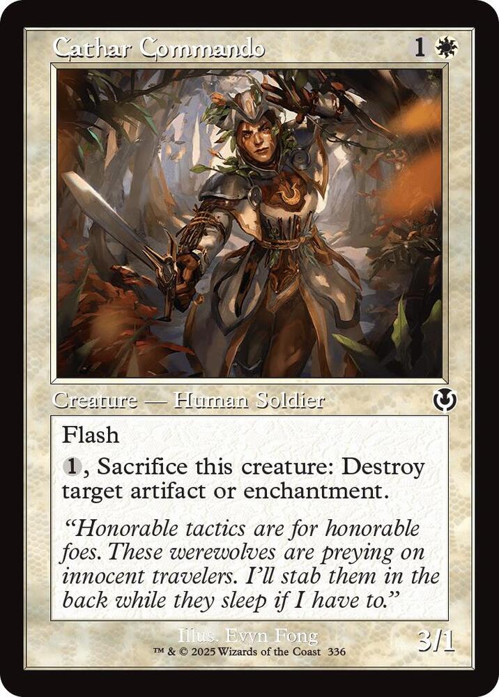 Cathar Commando 336 (Innistrad Remastered)  - Retro Foil