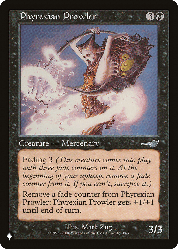 Phyrexian Prowler |  (NEM-65) [The List]